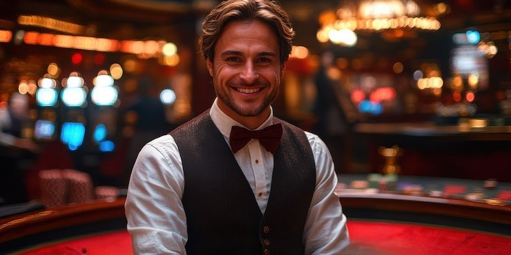 Studio live dealer No Commission Baccarat dengan dealer profesional